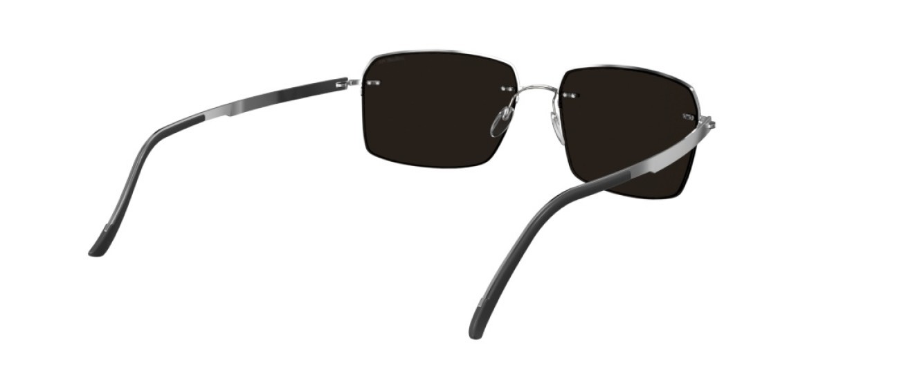 Occhiali da sole Silhouette Croisette Club 08725 7001 colore slm pol grey forma rettangolare lenti 7000
