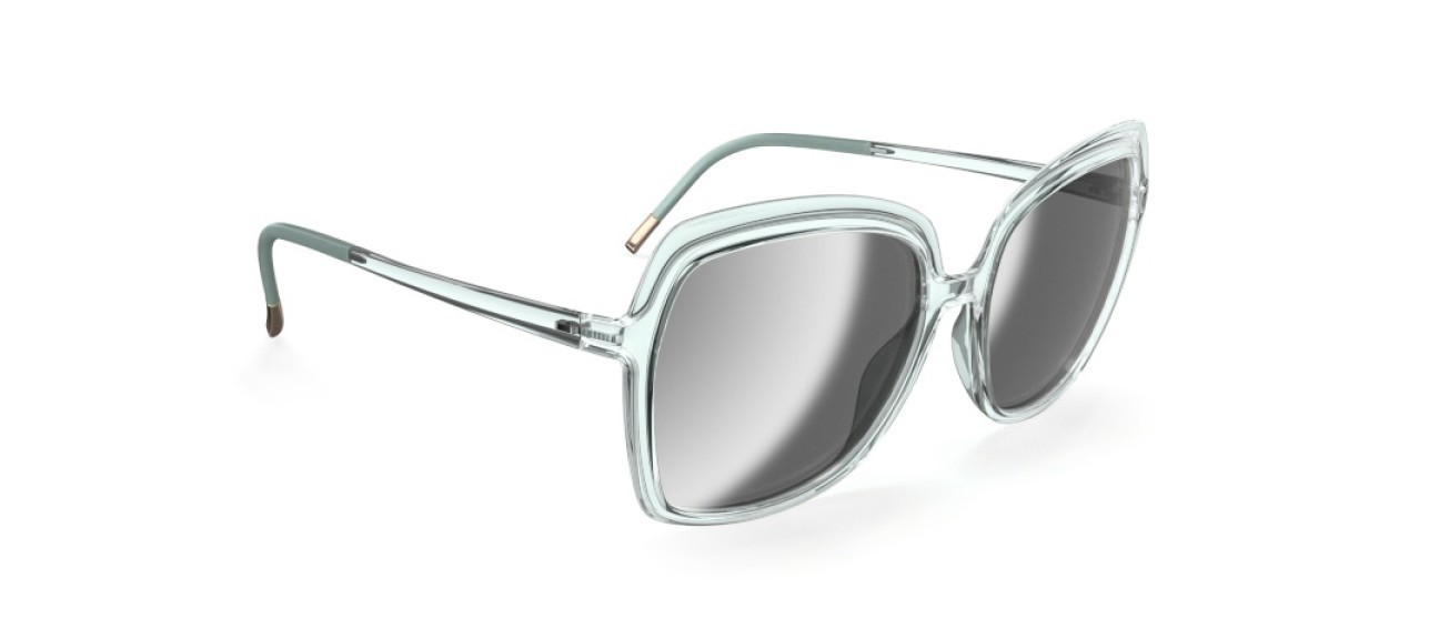Occhiali da sole Silhouette Eos Collection 03193 5010 colore slm silver mirror gradient forma rettangolare lenti 5010