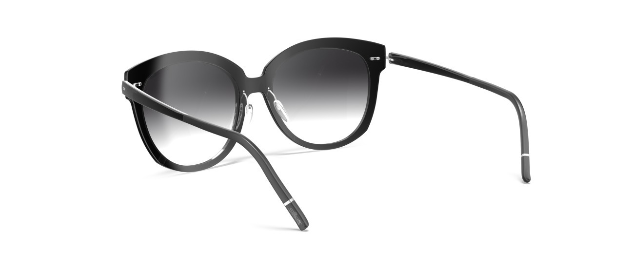 Occhiali da sole Silhouette Infinity Collection 03194 9010 colore classic grey gradient forma cat eye lenti 9010