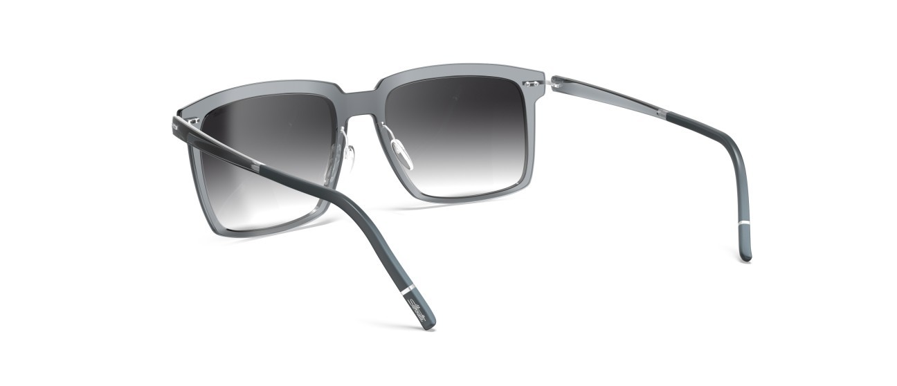 Occhiali da sole Silhouette Infinity Collection 04082 6510 colore classic grey gradient forma rettangolare lenti 6510