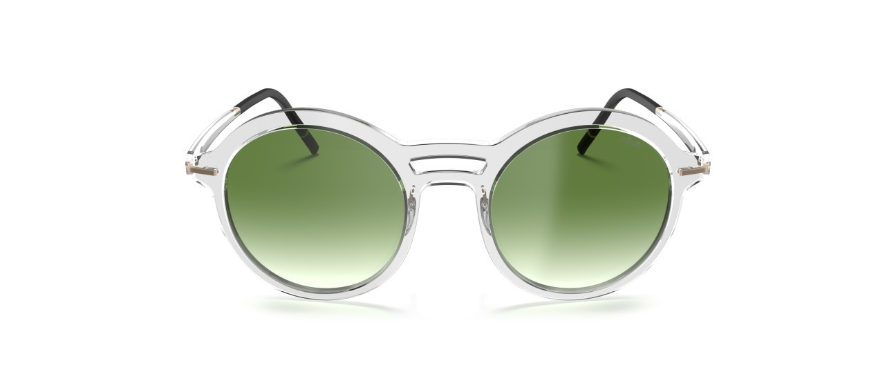 Sunglasses Silhouette Infinity Collection 04084 1130 color classic green gradient shape pantos lenses 1130