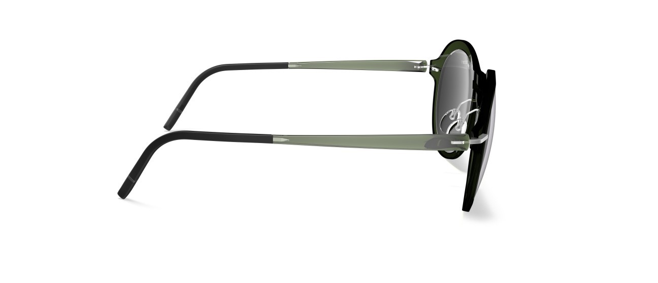 Occhiali da sole Silhouette Infinity Collection 04084 5510 colore slm pol grey forma pantos lenti 5510
