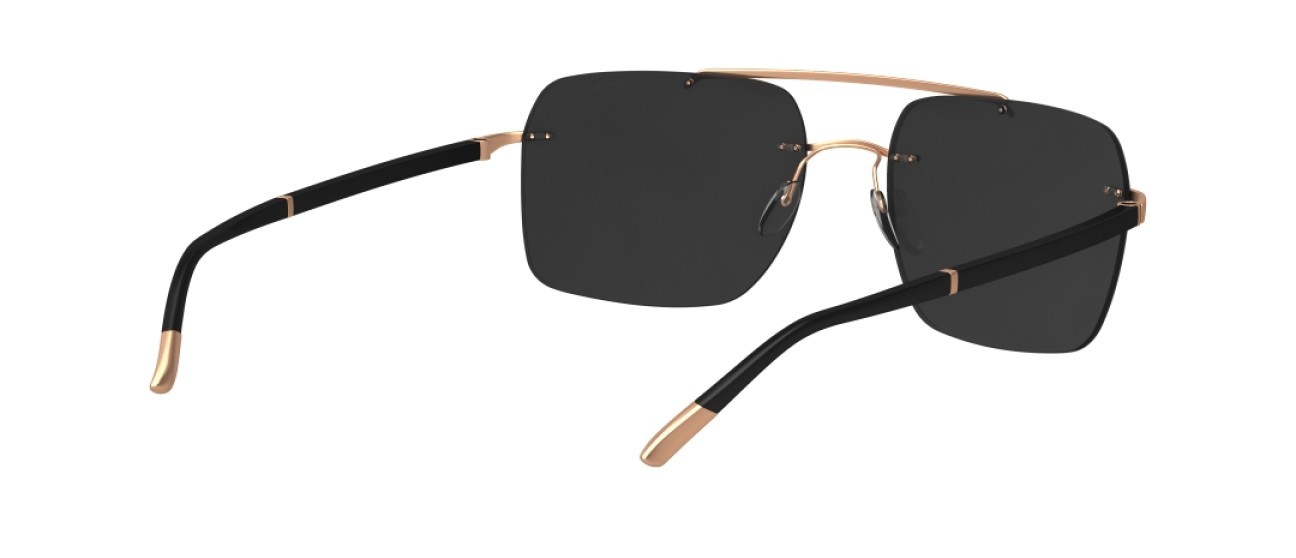 Occhiali da sole Silhouette Sun C-2 08708 3520 colore slm pol grey forma aviator lenti 3520
