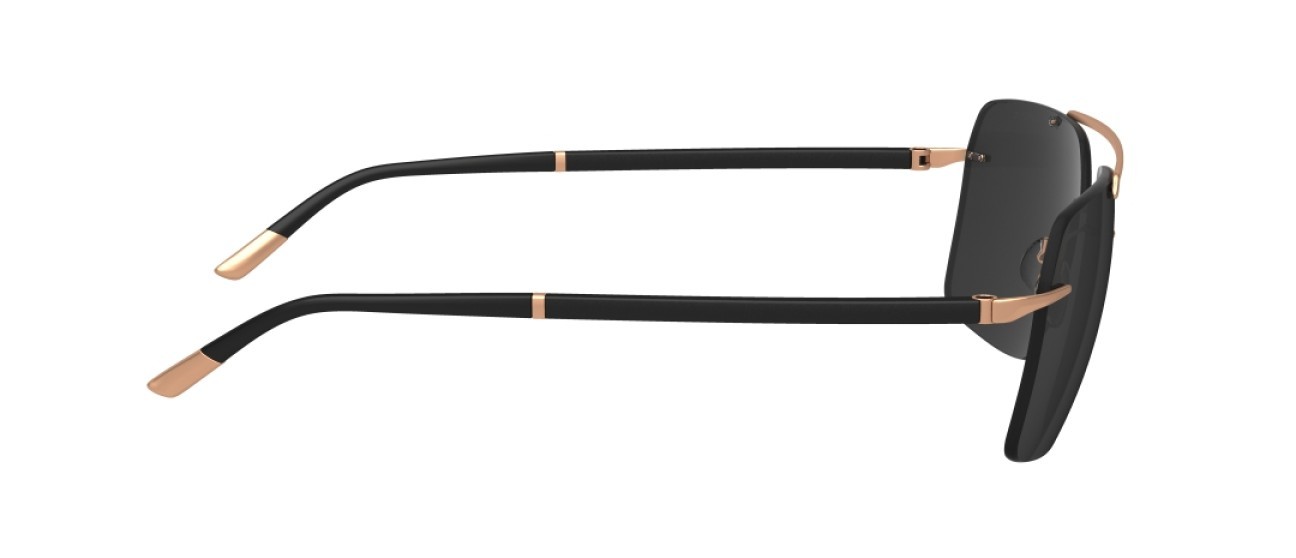 Occhiali da sole Silhouette Sun C-2 08708 3520 colore slm pol grey forma aviator lenti 3520