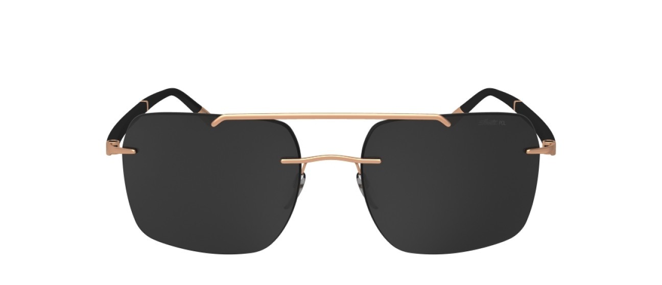 Occhiali da sole Silhouette Sun C-2 08708 3520 colore slm pol grey forma aviator lenti 3520