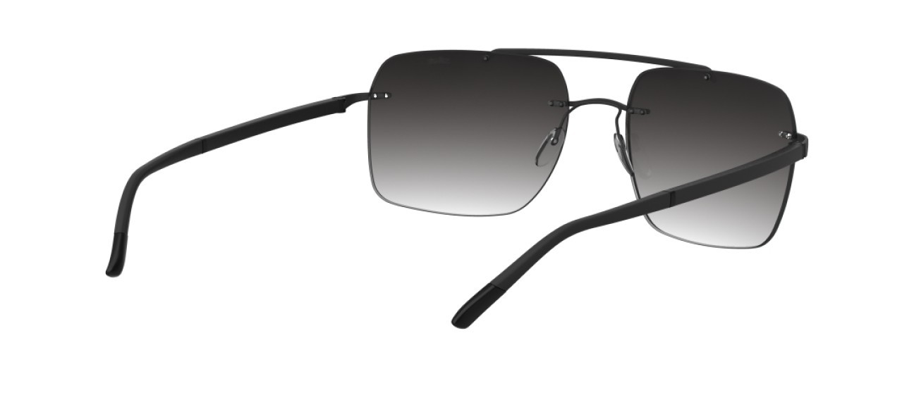 Occhiali da sole Silhouette Sun C-2 08708 9040 colore classic grey gradient forma aviator lenti 9040