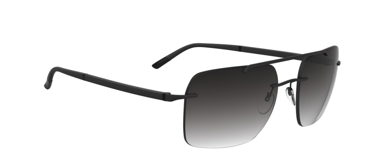 Occhiali da sole Silhouette Sun C-2 08708 9040 colore classic grey gradient forma aviator lenti 9040
