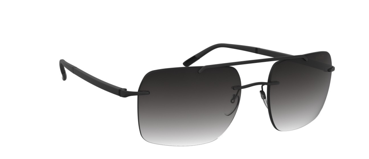 Occhiali da sole Silhouette Sun C-2 08708 9040 colore classic grey gradient forma aviator lenti 9040