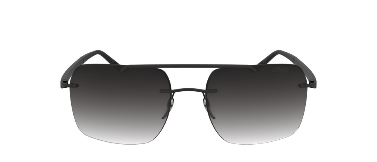 Occhiali da sole Silhouette Sun C-2 08708 9040 colore classic grey gradient forma aviator lenti 9040