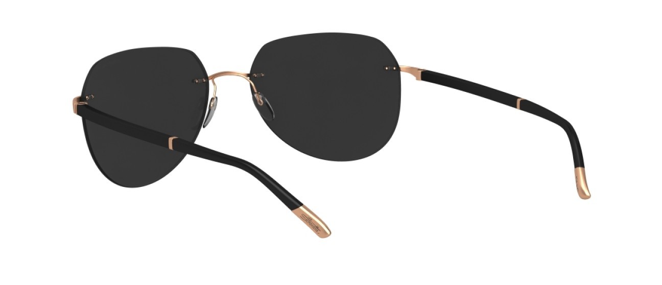 Occhiali da sole Silhouette Sun C-2 08709 3520 colore slm pol grey forma aviator lenti 3520