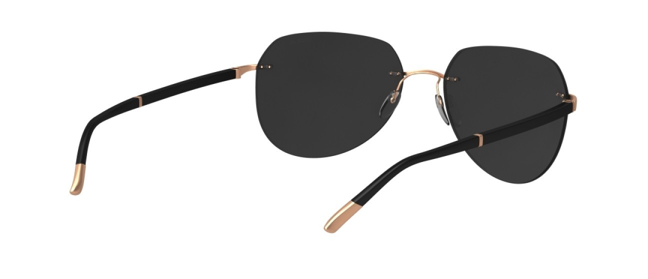 Occhiali da sole Silhouette Sun C-2 08709 3520 colore slm pol grey forma aviator lenti 3520