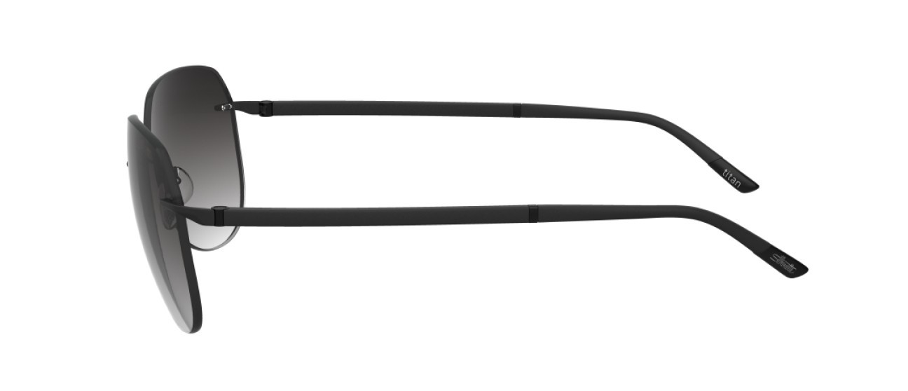 Occhiali da sole Silhouette Sun C-2 08709 9040 colore classic grey gradient forma aviator lenti 9040