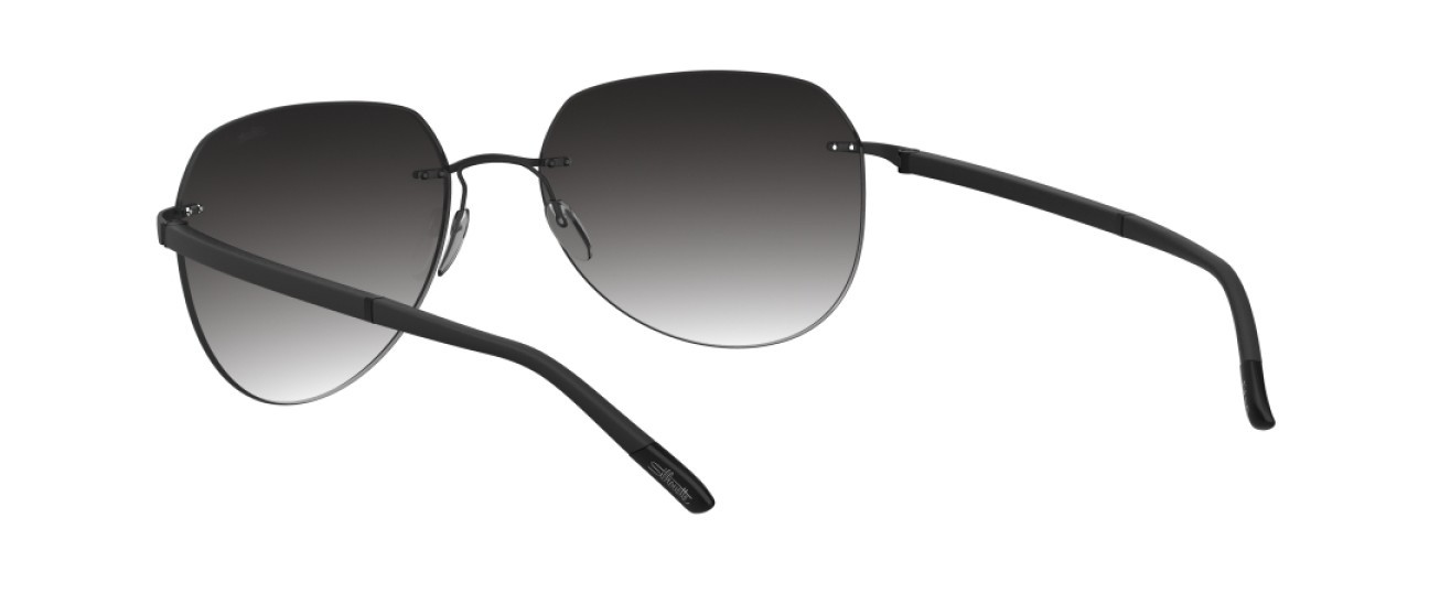 Occhiali da sole Silhouette Sun C-2 08709 9040 colore classic grey gradient forma aviator lenti 9040