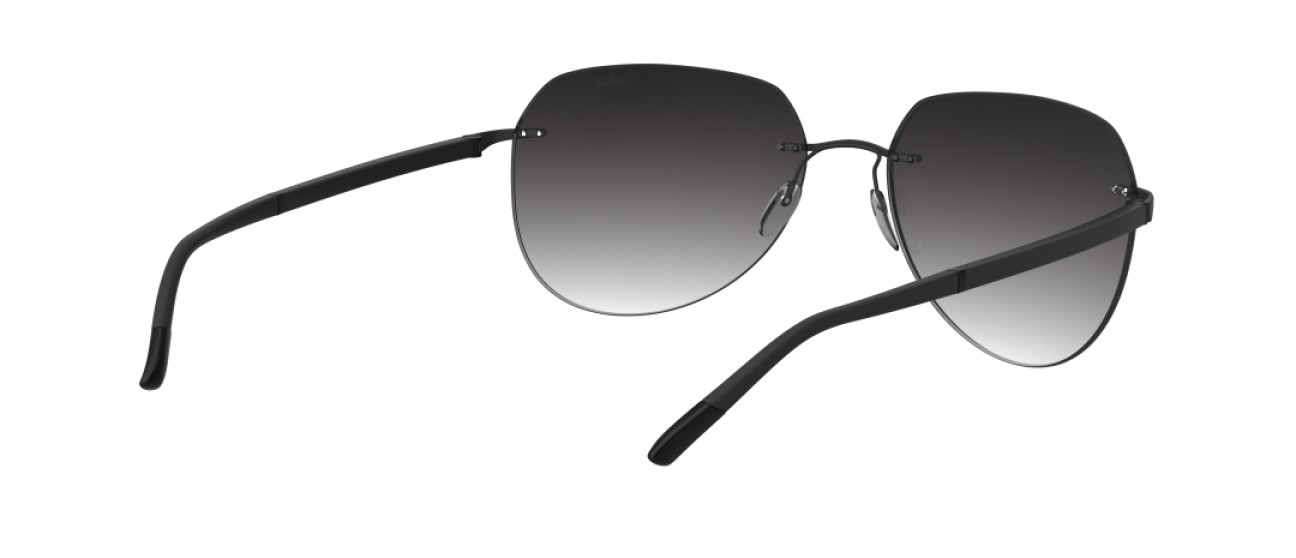 Occhiali da sole Silhouette Sun C-2 08709 9040 colore classic grey gradient forma aviator lenti 9040