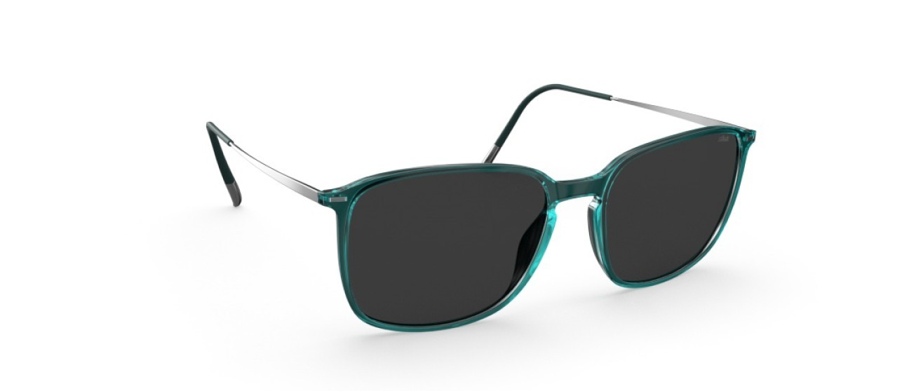 Occhiali da sole Silhouette Sun Lite Collection 04078 5000 colore slm grey forma rettangolare lenti 5000