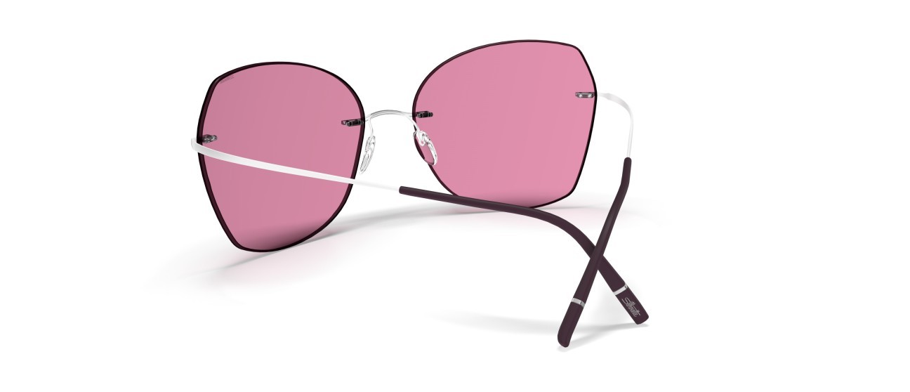 Sunglasses Silhouette TMA Collection 08192 7000 color slm purple shape butterfly lenses 7000