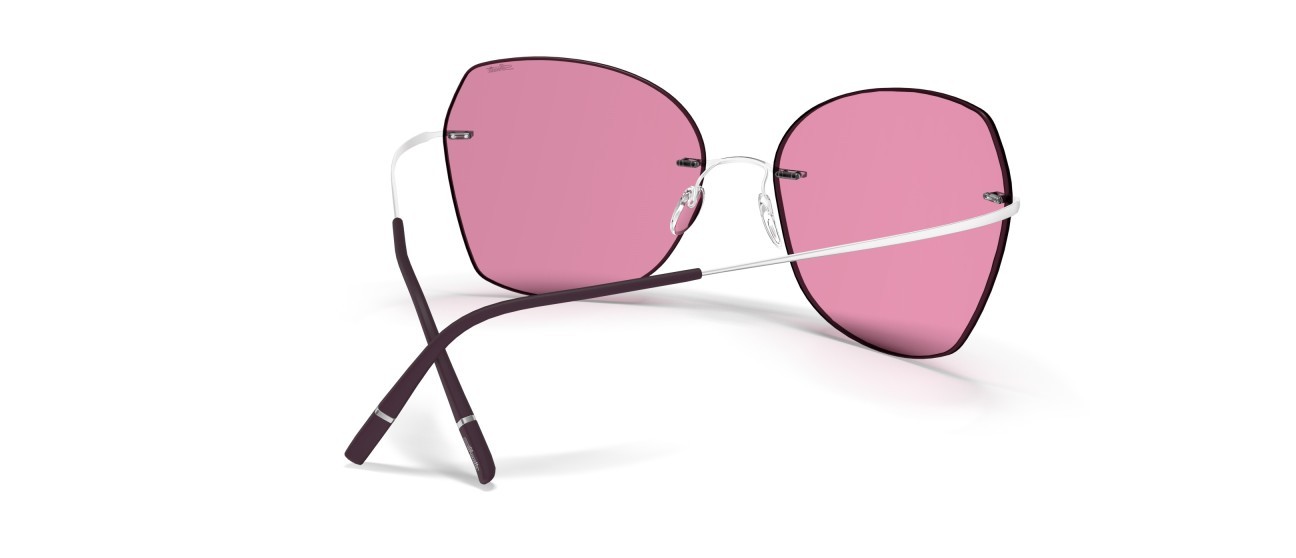 Sunglasses Silhouette TMA Collection 08192 7000 color slm purple shape butterfly lenses 7000