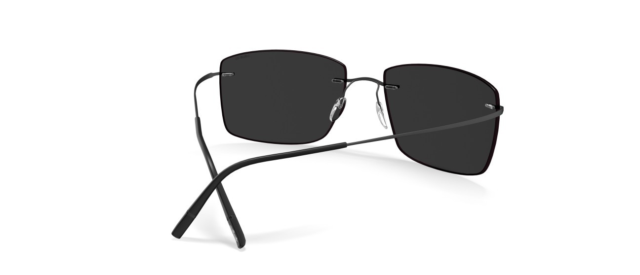 Sonnenbrillen Silhouette TMA Collection 08741 9040 farbe slm pol grey form rechteckig gläser 9040