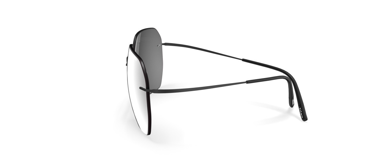 Sunglasses Silhouette TMA Collection 08743 9140 color slm silver mirror gradient shape aviator lenses 9140