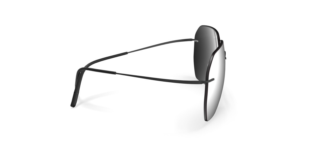 Sunglasses Silhouette TMA Collection 08743 9140 color slm silver mirror gradient shape aviator lenses 9140