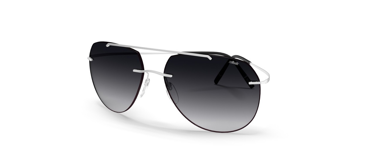 Sunglasses Silhouette TMA Collection 08744 7211 color classic grey gradient shape aviator 