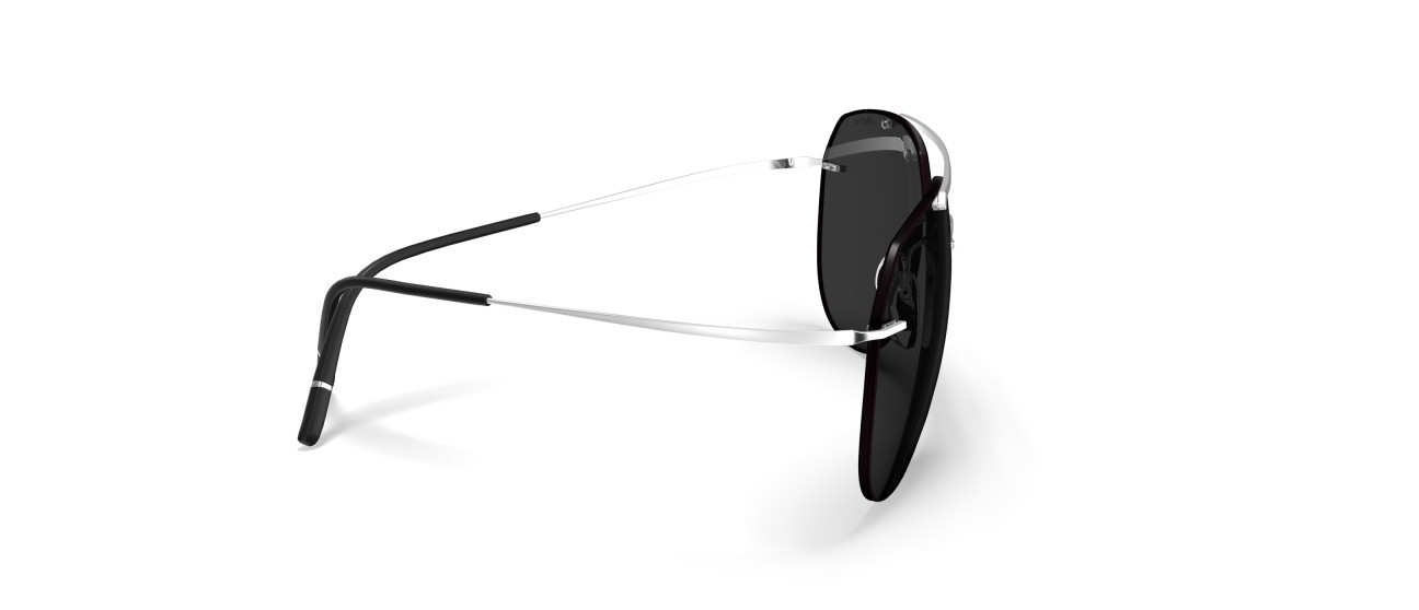 Sunglasses Silhouette TMA Collection 08744 7311 color slm pol grey shape aviator 