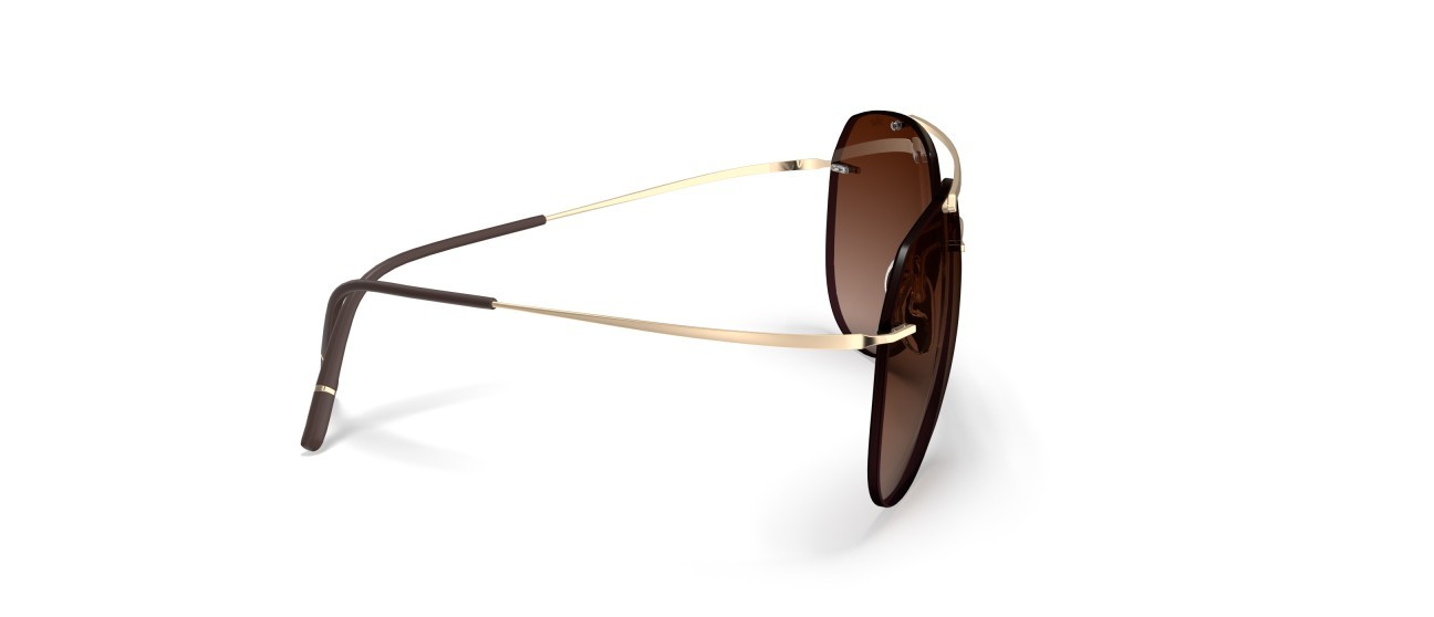 Sunglasses Silhouette TMA Collection 08744 7731 color slm red brown gradient shape aviator lenses 7730