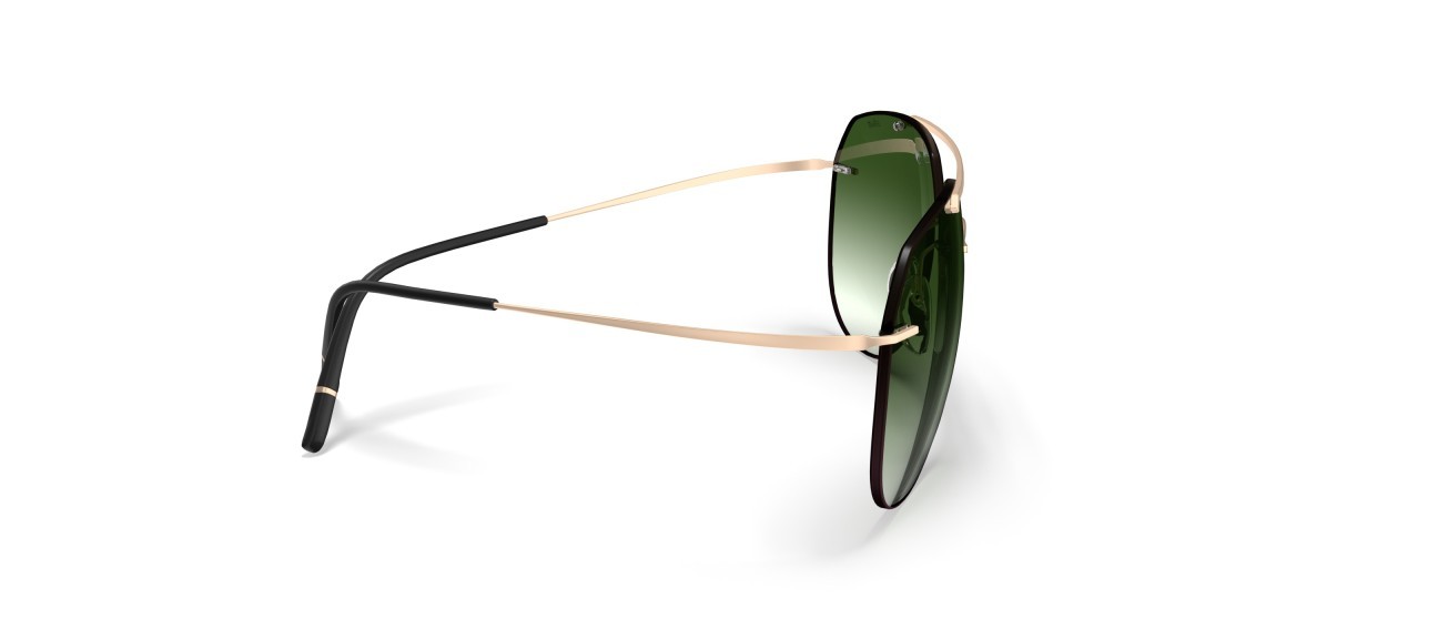 Sunglasses Silhouette TMA Collection 08744 7830 color classic green gradient shape aviator 