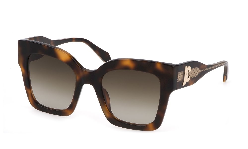Sonnenbrillen Just Cavalli SJC019V (0U62) farbe avana lucido gläser brown grad.