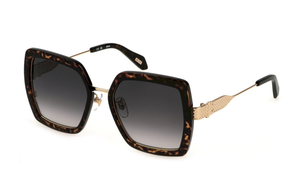 Sonnenbrillen Just Cavalli SJC041 (0978) farbe avana scura lucida gläser smoke gradient