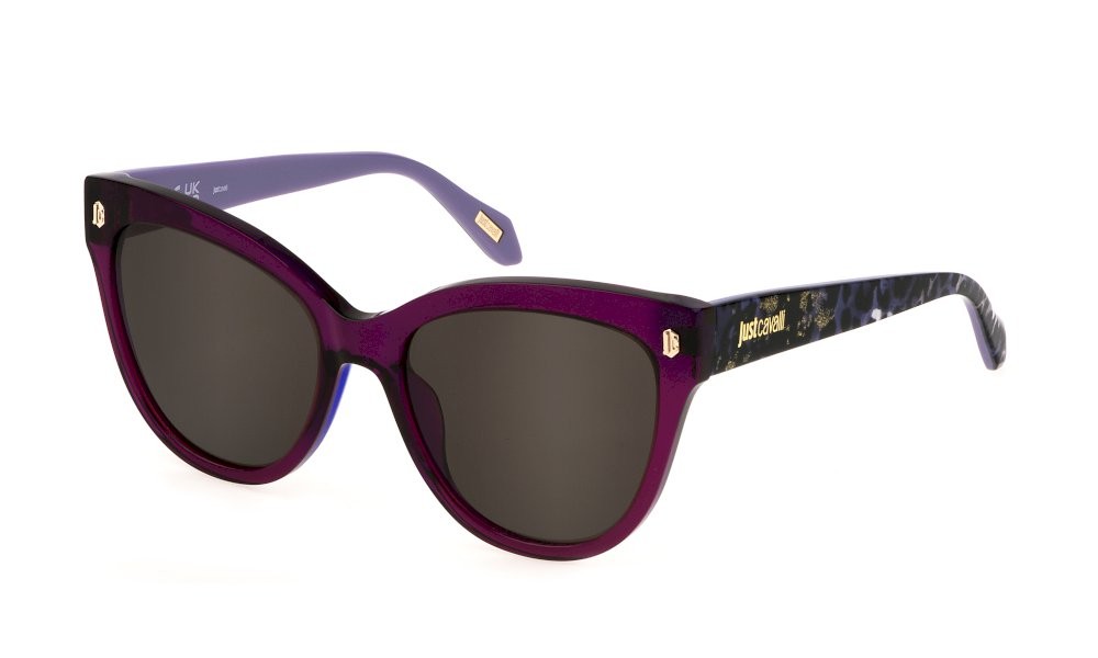 Sonnenbrillen Just Cavalli SJC043 (09FE) farbe marrone - viola gläser brown