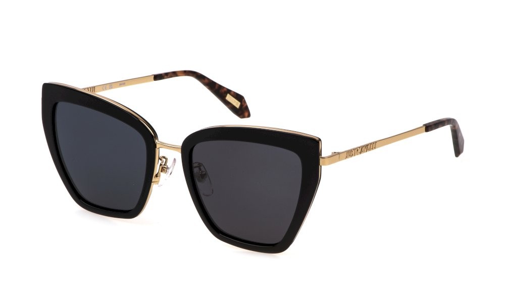 Sonnenbrillen Just Cavalli SJC092 (0700) farbe nero lucido gläser smoke
