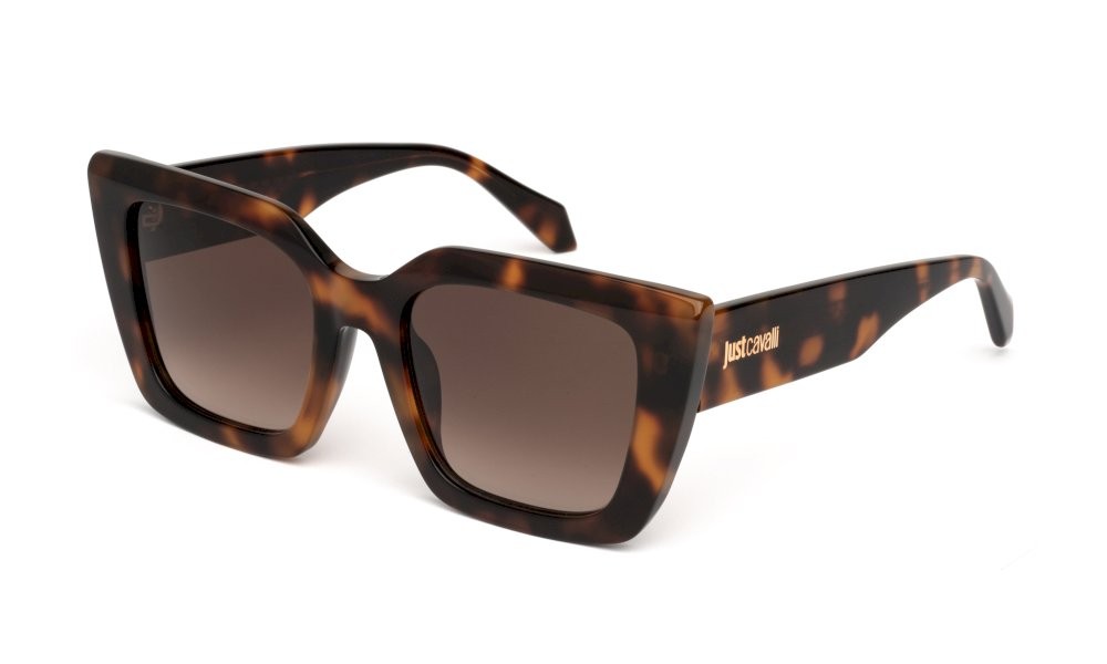 Sunglasses Just Cavalli SJC099 (09AJ) color avana marrone lenses brown gradient