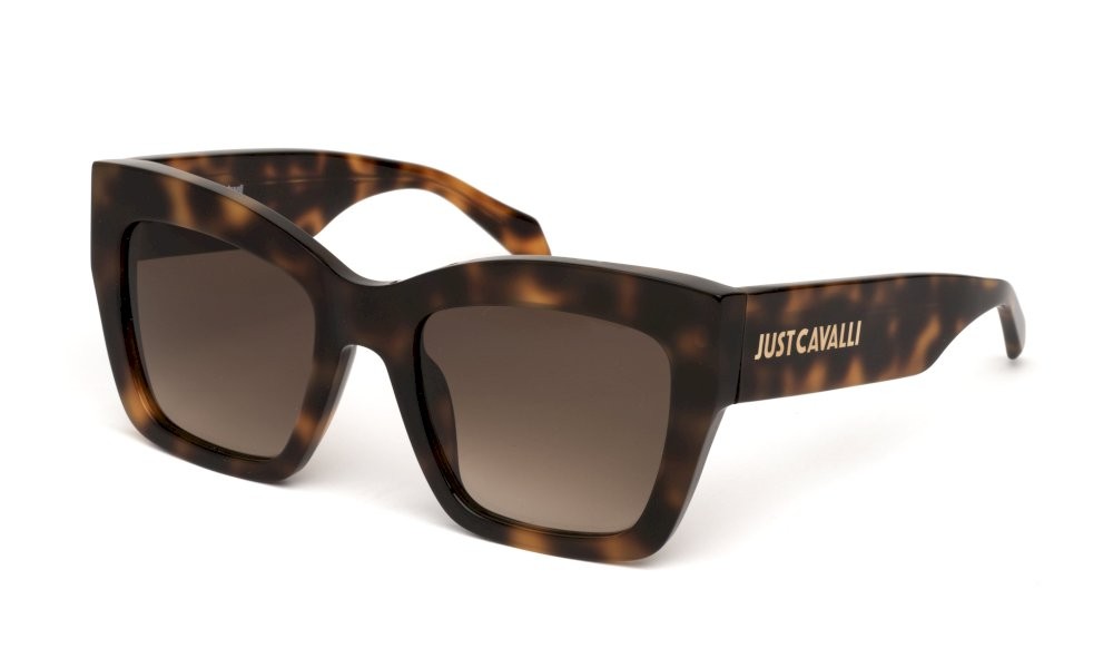 Sunglasses Just Cavalli SJC102 (09AJ) color avana marrone lenses brown gradient