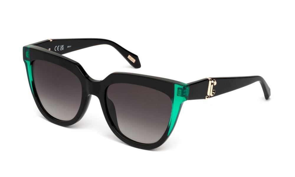 Sunglasses Just Cavalli SJC105V (700Y) color nero lucido lenses smoke gradient