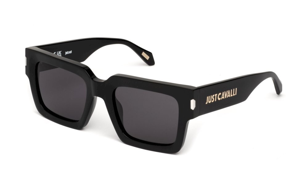 Sunglasses Just Cavalli SJC108 (700F) color nero lucido lenses smoke