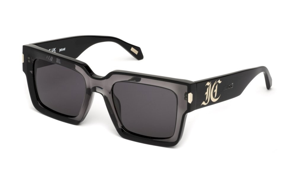 Sunglasses Just Cavalli SJC108V (04GT) color grigio lucido lenses smoke