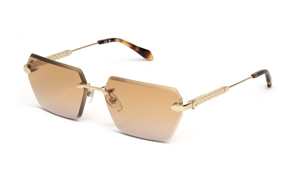 Sunglasses Just Cavalli SJC110 (300Y) color oro rose' lucido lenses orange gradient pink