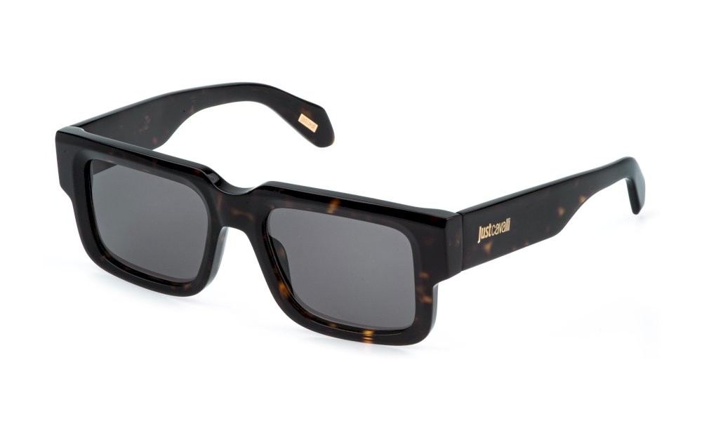 Sunglasses Just Cavalli SJC141 (0722) color avana scura lucida lenses brown