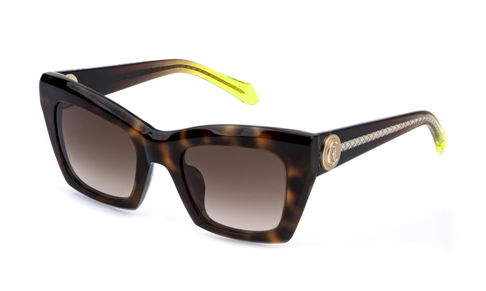 Sunglasses Just Cavalli SJC144 (09AJ) color avana marrone lenses brown gradient