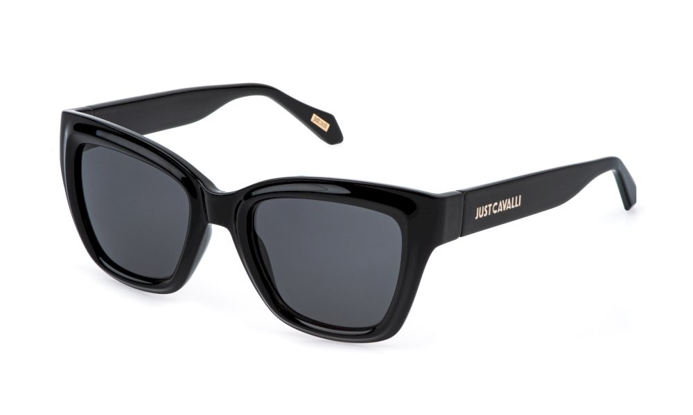 Sunglasses Just Cavalli SJC148 (0Z42) color nero lucido totale lenses smoke