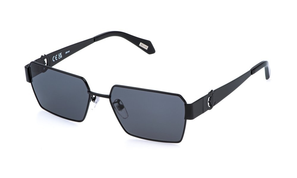 Sunglasses Just Cavalli SJC153 (0530) color nero lucido totale lenses smoke