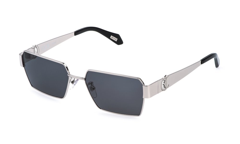 Sunglasses Just Cavalli SJC153 (0579) color palladio lucido lenses smoke