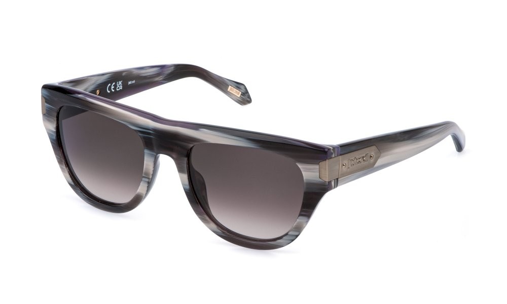 Sunglasses Just Cavalli SJC178 (092N) color corno latte lenses brown gradient pink