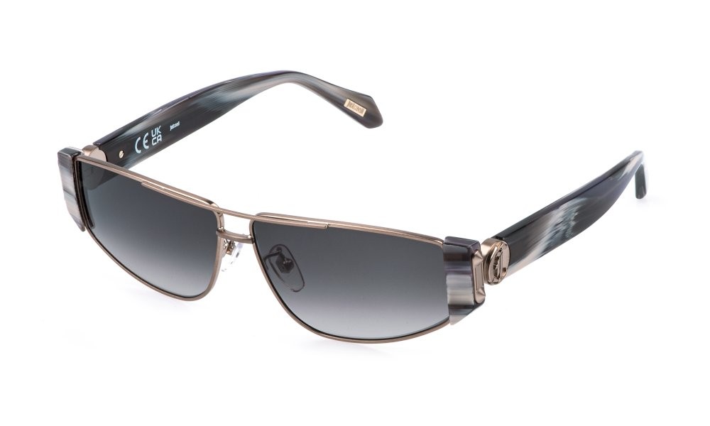 Sunglasses Just Cavalli SJC179 (0S92) color cammello anticato opaco lenses smoke