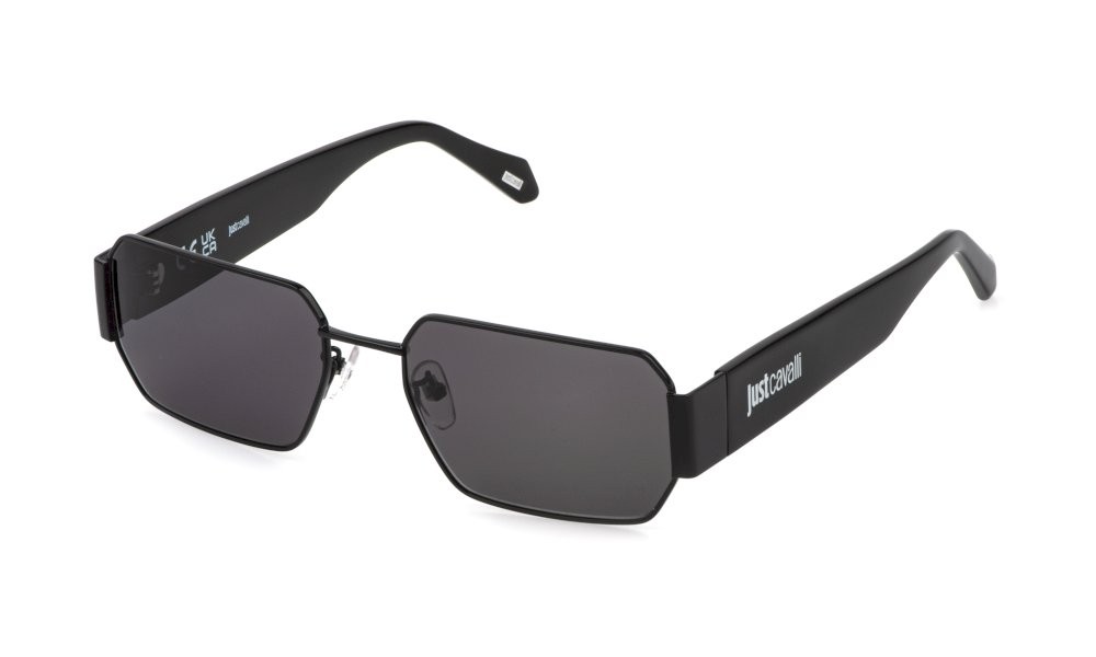 Sunglasses Just Cavalli SJC199 (0530) color nero lucido totale lenses smoke