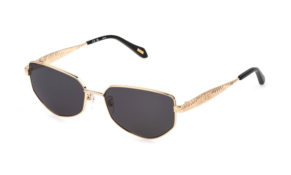 Sunglasses Just Cavalli SJC200 (0300) color oro rose' lucido lenses smoke