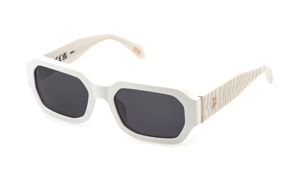 Sunglasses Just Cavalli SJC203 (06Y1) color beige lucido lenses smoke