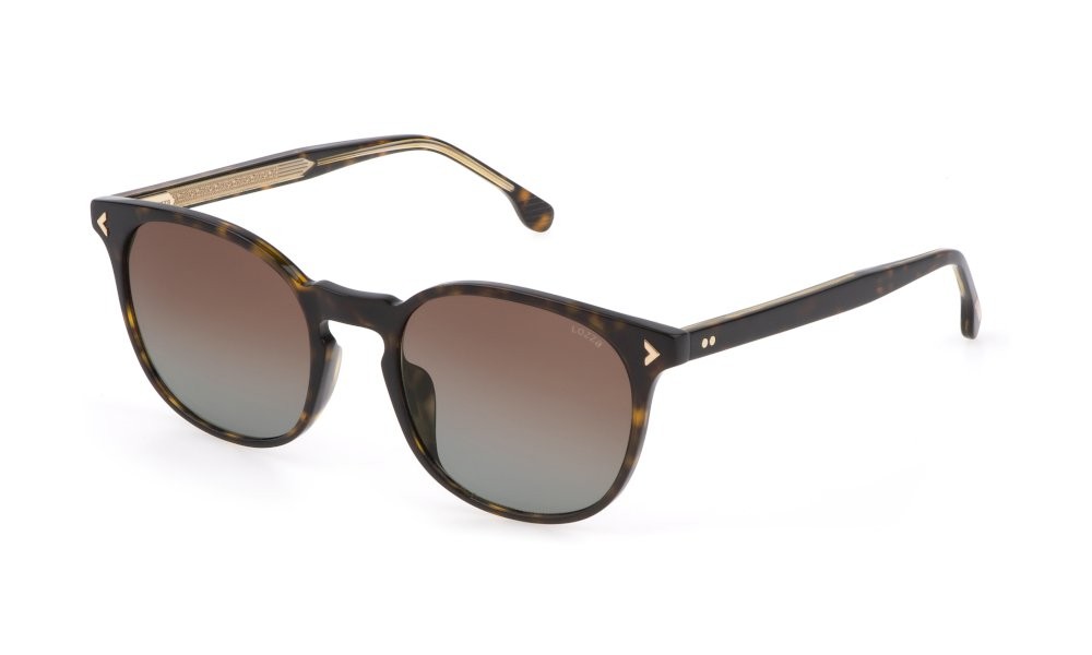 Sonnenbrillen Lozza Capri 3 SL4301 (0722) farbe avana scura lucida gläser brown gradient green