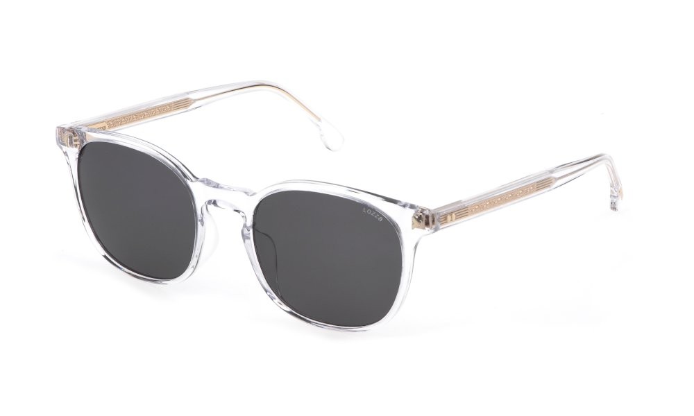 Sonnenbrillen Lozza Capri 3 SL4301 (075G) farbe cristallo trasparente gläser smoke 